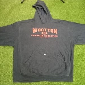 Nike Wootton Patriots Athletics Hoodie Sweatshirt Pullover Size XL Mens